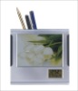 Photo frame clock/LCD clock with photo frame