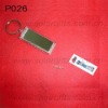 Plastic solar powered lcd keychain photo frame
