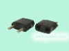 Wholesale eu adaptor/2 pin usa adapter/2 flat adapter/charger adator/eu to usa adaptor/usa to eu adapter/jack