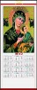 Wholesale 2012 yearly plastic desk calendar