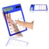 Wholesale 8 digit LCD Solar Touch Screen Portable slim Electronic calculator swt-0144