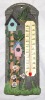 Wholesale Cute resin Thermometer w/ Flowers Birds and Birdhouses
