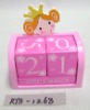 Wholesale wooden calendar with angel