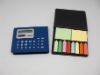 CALCULATOR WITH STICKER NOTES