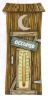 Wholesale Occupied Hut House Indoor/Outdoor Resin Thermometer