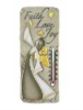 Wholesale Faith,Love,Joy Indoor/Outdoor Resin C/F Thermometer, FS