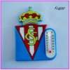 Wholesale soft pvc refrigerator magnet with thermometer