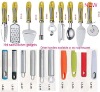 Wholesale 2011 hot sales stainless steel kitchen gadget set with plastic handle