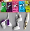 fashion earphone for media player