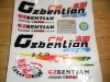 Wholesale promotional PVC sticker for motorcycle