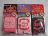 Wholesale Love peace PAPER AIR FRESHENER