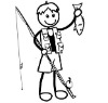 Wholesale silkscreen figure sticker