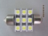 Wholesale 9SMD-5050 led festoon car lights led dome lamp