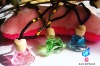 Wholesale hanging rose car perfume