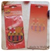 Wholesale "Barcelona" Auto Air Freshener Card (WF-5031)