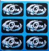 Wholesale full color silver foil sticker