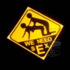 Wholesale T0005 we need sex car sticker reflective Auto Vinyl Decorative Decals Graphics