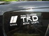 Wholesale Glossy Auto/Car Vinyl Body Decorative Stickers/Decals TRD T1094