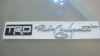 Wholesale high quality TRD car emblems