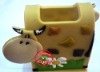 Wholesale Rubber cell phone holder with cow shape