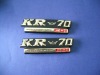 Wholesale Logo badge adhesive chrome