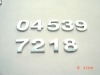 Wholesale Car chrome letter number badge emblem