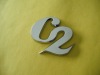 Wholesale ABS chrome lowercase letter