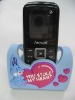 PVC figure-shaped mobile phone container on car