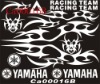 Wholesale Motorcycle Decals Car sticker Decoration Many Styles