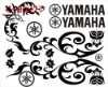 Wholesale Removable Vinyl Car Sticker Motorcycle Decoration Decals 300x370mm