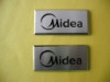 metal logo decorative nameplate(Midea)