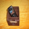 leather mobile phone holder