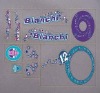 Motorcycle applique sticker