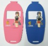 Wholesale Promotion gifts Yellow Flower Mobile Phone Holder/soft pvc mobile phone holder/pvc mobile phone holder