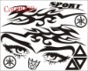 Wholesale Vinyl Motorcycle Decals Car sticker Decoration 300x370mm