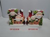 Wholesale ceramic christmas decorating ornament with LED light