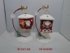 Wholesale ceramic christmas LED hanging light