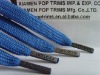 Metal tips shoelace with stamped logo