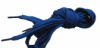Wholesale Blue Polyester Flat Shoelaces