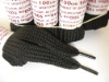 Wholesale Wide Black Flat Shoelaces
