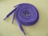 Bright Purple Flat Polyester Shoelaces