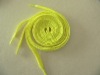 Bright Yellow Flat Polyester Shoelaces