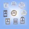 Wholesale fashion shoe buckle