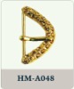 Wholesale golden diamond shoe buckle