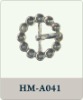 Wholesale round shaped shoe buckle