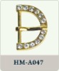 Wholesale arch rhinestone shoe buckle for shoe accessories