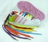 Wholesale Multicolor Flat Polyester Shoelaces