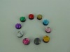 Wholesale garden shoe charms, round shape shoe charms
