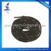 Wholesale Flat black gold shoelaces