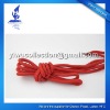Round red shoelaces